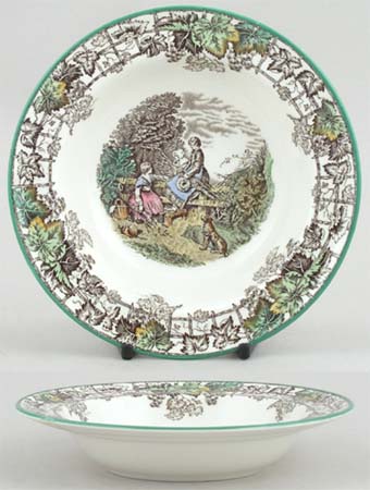 Fruit Saucer with rim
